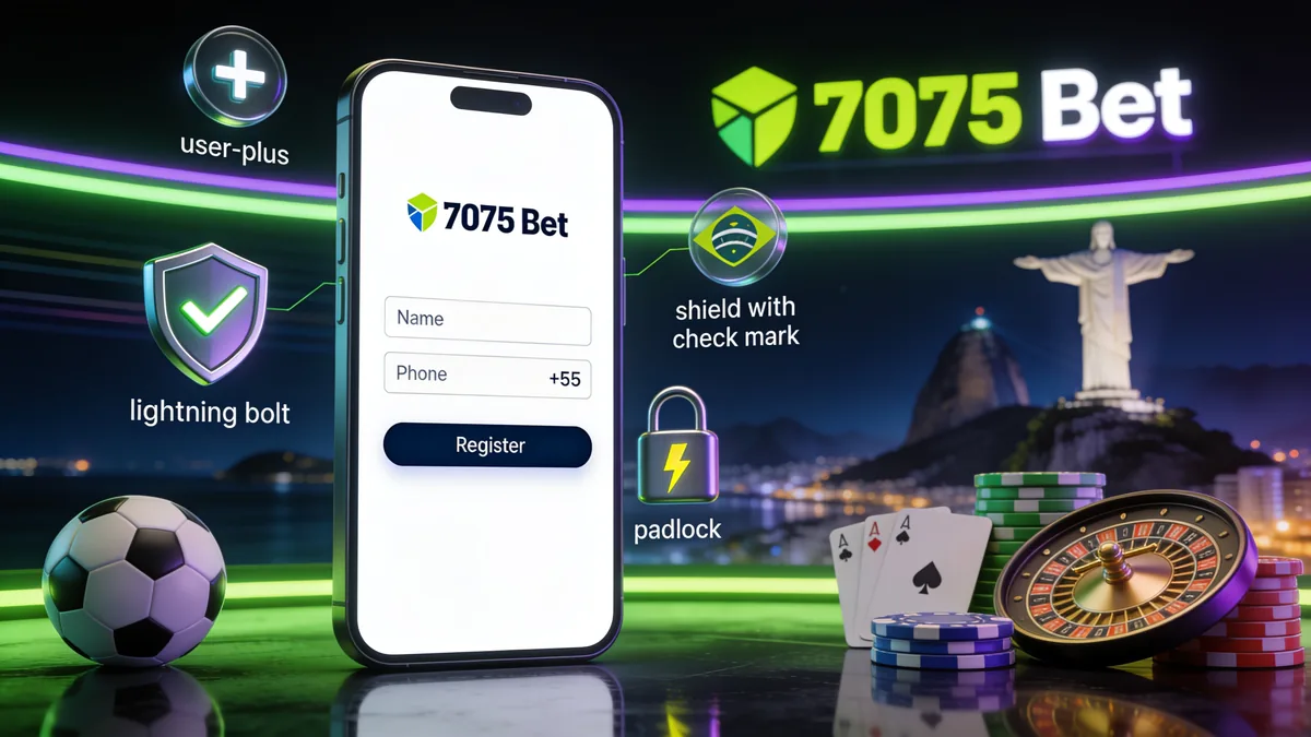 7075 bet no Brasil — Como funciona o cadastro na 7075 bet?